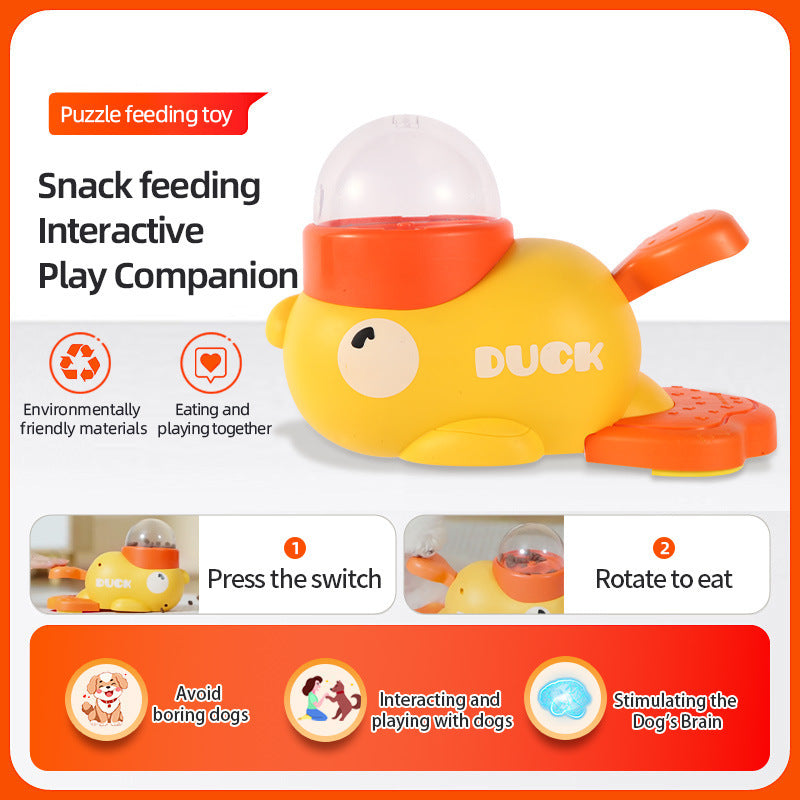 Duck Puzzle Feeder - Interactive Slow Feeding Toy for Dogs
