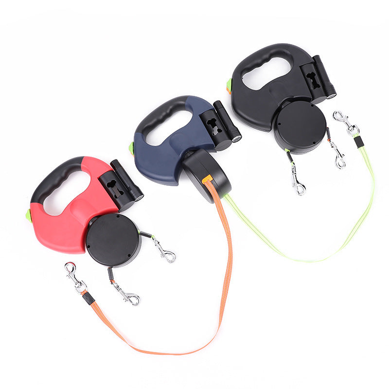 No-Tangle Dog Leash with Light