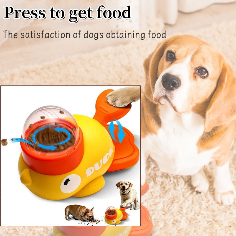 Duck Puzzle Feeder - Interactive Slow Feeding Toy for Dogs