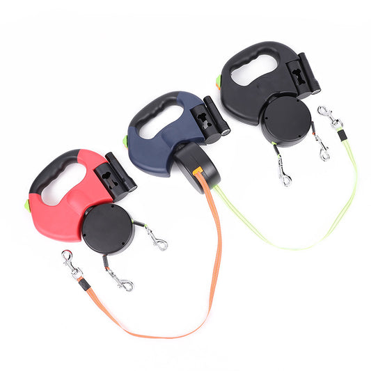 No-Tangle Dog Leash with Light